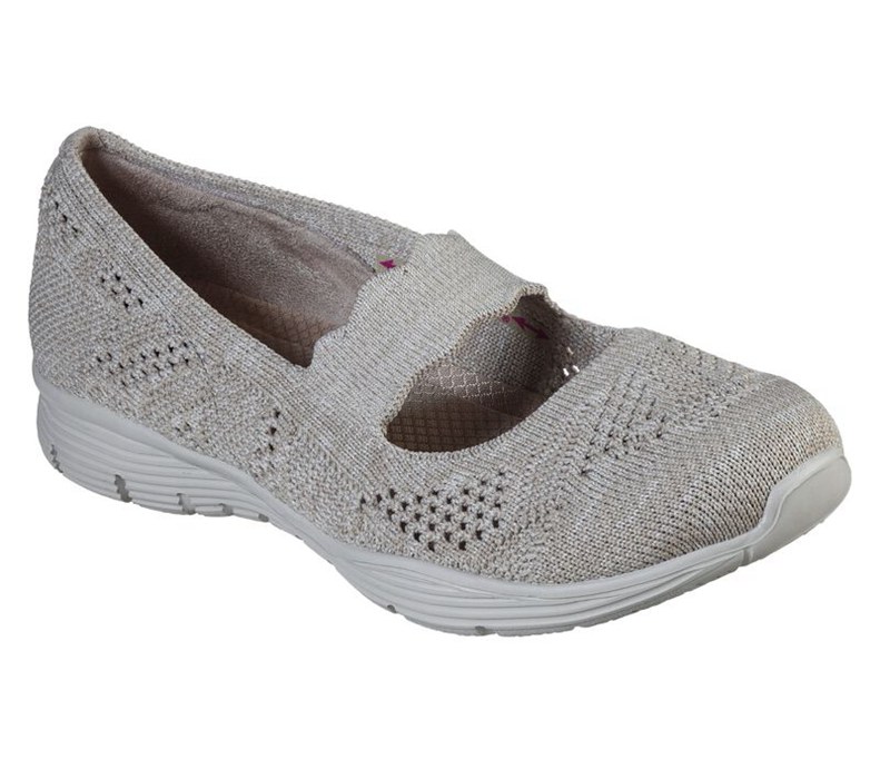 Skechers Seager - Pitch Out - Womens Flats Shoes Grey [AU-SE1032]